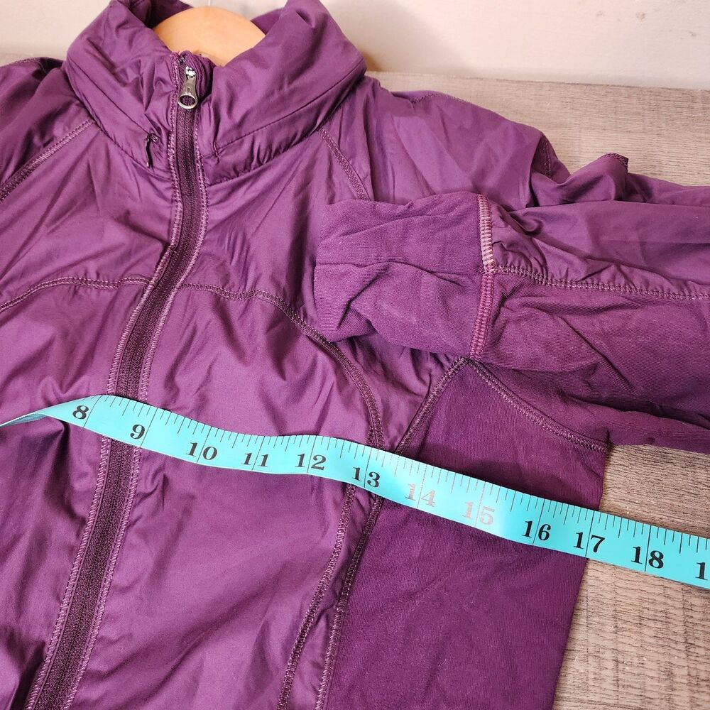 Lululemon Rush Hour Jacket Womens 6 Magenta Purple Athletic Running Jog Gym - Picture 13 of 16